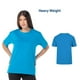 thumbnail image 2 of Playera Peso Completo de Cuello Redondo y Manga Corta, Unisex para Jóvenes, Color Turquesa, 100% Algodón, Talla Chica Yazbek J0300, 2 of 3