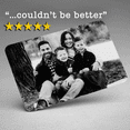thumbnail image 4 of The Cutest Gifts Love Isn't Perfect Engraved Metal Photo Card for Couples, Anniversary Gift for Husband, Christmas Card Orange, 4 of 4