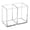 Clear, variant on 2Pcs Office Desk Organizers with 2 Compartments, Transparent Acrylic Pen Holder for Desk, Makeup Brush Holder, Aesthetic Desk Accessories Desktop Stationery for Office Bedroom