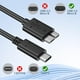 thumbnail image 3 of Cable corto B a USB C, cable de disco duro externo USB 3.1 Transferencia de datos rápida Cable de repuesto de cámara de 5 Gbps Compatible para portátil - 1 paquete, 3 of 5