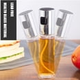 thumbnail image 1 of Botella de spray de aceite de 100 ml Dispensador de vidrio para salsa de vinagre de cocina para barbacoa (plata), 1 of 5