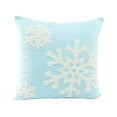 thumbnail image 1 of Crewel Snowflake Patterns Algodón Transpirable Funda de almohada suave Funda de almohada decorativa navideña sidaley JJ15966-02, 1 of 7