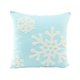 thumbnail image 1 of Crewel Snowflake Patterns Algodón Transpirable Funda de almohada suave Funda de almohada decorativa navideña sidaley JJ15966-02, 1 of 7
