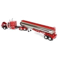 thumbnail image 4 of Peterbilt 389X with 63?Flat Top Sleeper and Heil Fuel Tank Trailer "Wayne Transports" Red with Black Stripes "Big Rigs Series II #1" 1/64 Diecast Model by DCP/First Gear, 4 of 8