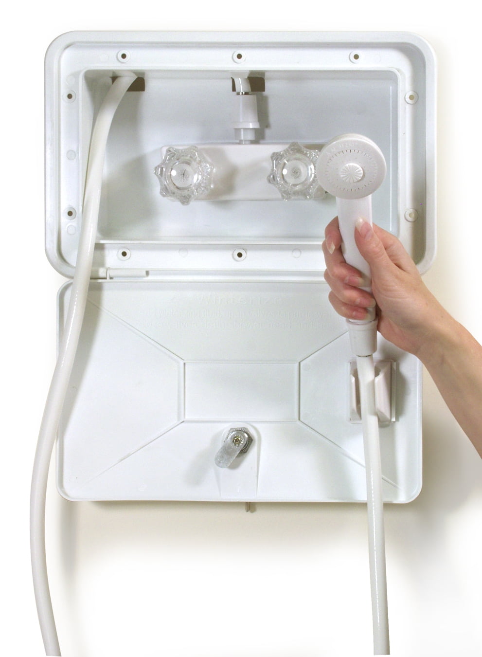 Thetford Exterior Shower Box with Shower Head for RV / Marine / Home