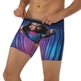 thumbnail image 3 of Lsque Chucky Pattern Men's Performance Stretch Underwear, Athletic Long Leg Briefs，Moisture-Wicking-XX-Large, 3 of 6