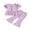 Purple, variant on Bagilaanoe 2pcs Toddler Baby Girl Pants Set Flying Sleeve A-line Dress Tops + Flare Trousers 12M 18M 24M 3T 4T 5T Kids Casual Clothes
