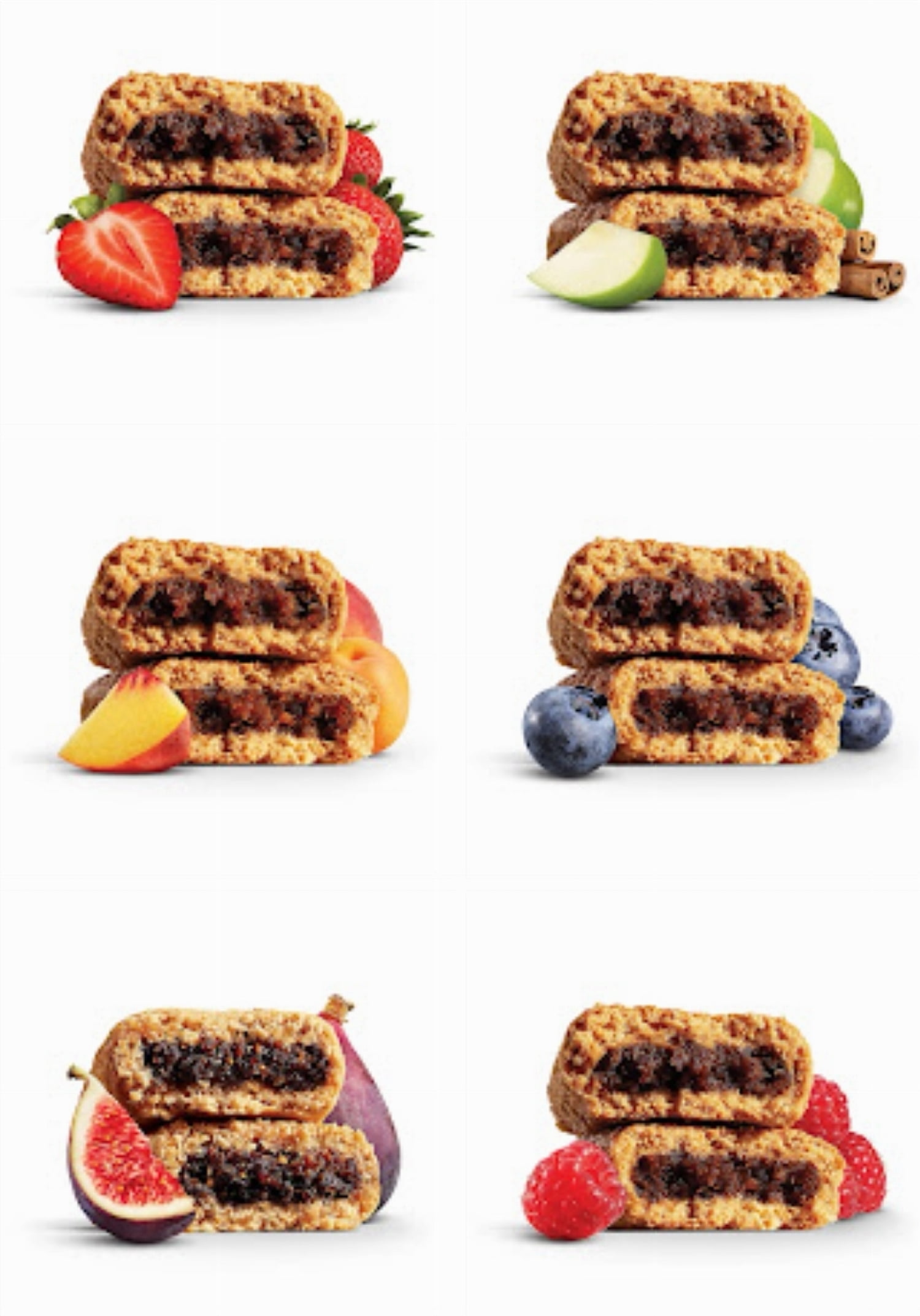 Nature's Bakery Whole Wheat Soft Fig Bars 14 Count, GMO-Free Vegan Bag Brownie