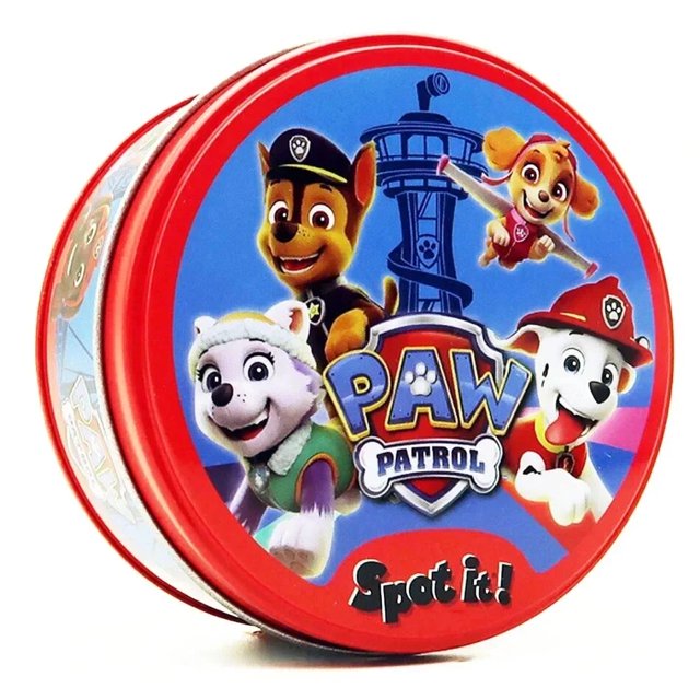 Juego de cartas doble Dobble para niños, juego de mesa para niños, caja de Metal HP, juguetes a juego, 28 estilos