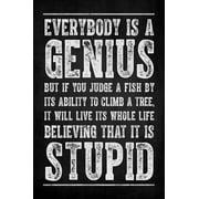 Everybody Is A Genius, motivational classroom poster