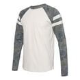 thumbnail image 2 of LAT Men's Gameday Mash-Up Long Sleeve Fine Jersey T-Shirt XS NT HTH/V CM/NT, 2 of 5