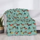 thumbnail image 3 of Fotbe Dachshund Dog Puppy Manta de Franela con Estampado, Manta Ultrasuave para Cama, Sofá, Auto, Hipoalergénica y Antibolitas-60"x50", 3 of 6