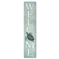 Highland Home "Sea Turtle" Indoor/Outdoor Wood Welcome Sign
