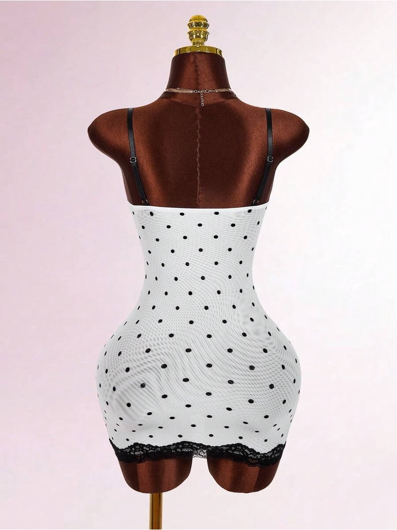 tropical floral bodycon dress Lace Cup Detail Mesh Mini Dress, Party Beige Evening Dress with MasterSku:D6DZD1KM Size:UK 16 (XL) Your vacation photos just