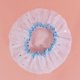 thumbnail image 1 of 1 paquete Bonnet De Douche Bord Bleu Toile, Aux Moisissures Lavable Cheveux Casquette Pour Femme, 1 of 5