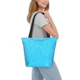 thumbnail image 2 of Disketp Sky Blue Glitter Bolsa de Hombro Casual para Mujer, Bolso Cruzado para Compras, Viajes y Uso Diario, 2 of 6
