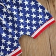 thumbnail image 5 of BemeyourBBs Toddler Baby Boy My First 4th of July Outfit Newborn Baby Boy Independent Day Outfit Patriot Baby Boys Summer Clothes All American Dude Letters Short Sleeve T Shirt Tops and Shorts Set, 5 of 6