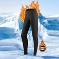 thumbnail image 2 of Miluxas Long Johns for Women - thermal Slim Fit Leggings for Women, thermal Underwear Bottoms Black S(S), 2 of 3