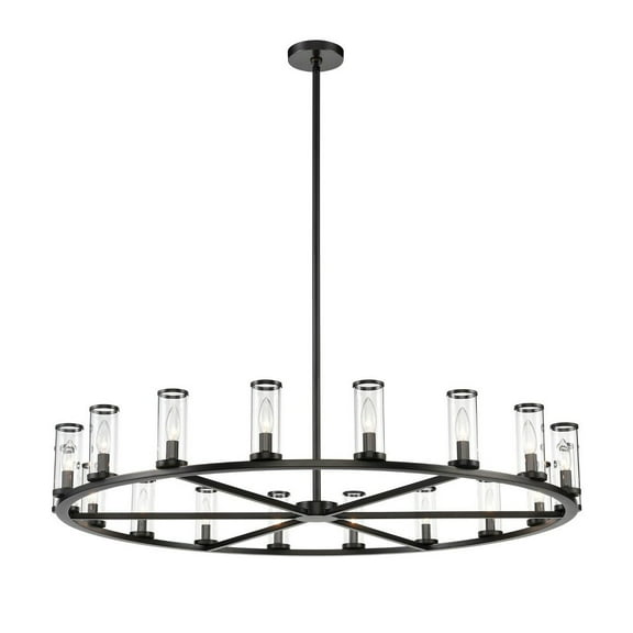 CH309018UBCG-Kuzco Lighting-Revolve - 18 Light Chandelier-Urban Bronze Finish