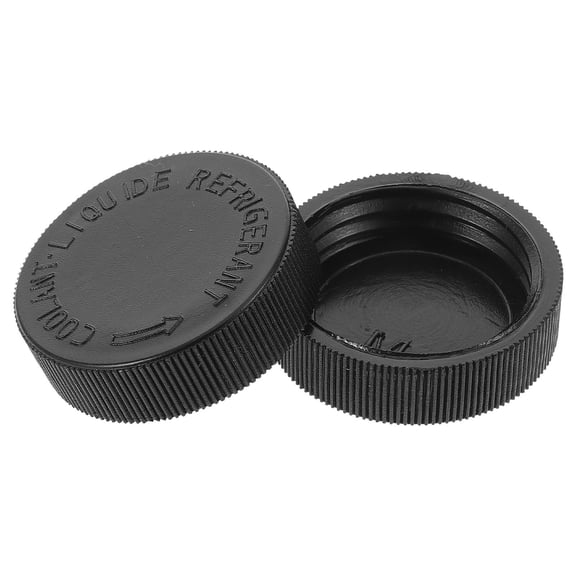 ELAYARD 2Pcs Radiator Reservoir Caps for Cars Black Easy Install Spill Proof Covers