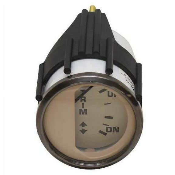 Faria Boat Trim Gauge GPC832B | 2 Inch Euro Beige Titanium Mercury