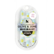 Olive & June Instant Mani Maximalist Medium Almond Press-On Nails, Fun Zone, 42 Pieces