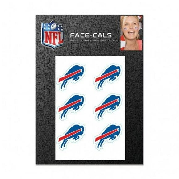 Wincraft 1493476124 NFL Buffalo Bills Tatouage Visage Cals