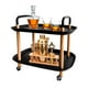 thumbnail image 1 of Carrito de bar 2 Niveles Servicio tipo Eams negro PEQUEÑO, 1 of 7