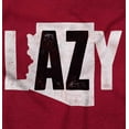 thumbnail image 2 of Arizona AZ Lazy Funny State Pride Womens Fitted Plus Size Graphic Tee Brisco Brands 3X, 2 of 4