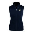 thumbnail image 2 of Women's Cutter & Buck  Navy Milwaukee Brewers Cascade Eco Sherpa Fleece Full-Zip Vest, 2 of 3