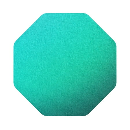 

Matuu Turquoise Light Blue for Cup Coasters Set of 6 Leather Coasters Desk Coasters for Office Measures 4” x 4” Octagon