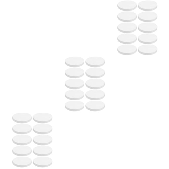 WEUVEB PVC Piling Caps for Docks, White, Durable and Easy to Install, Home Use, 30Pcs