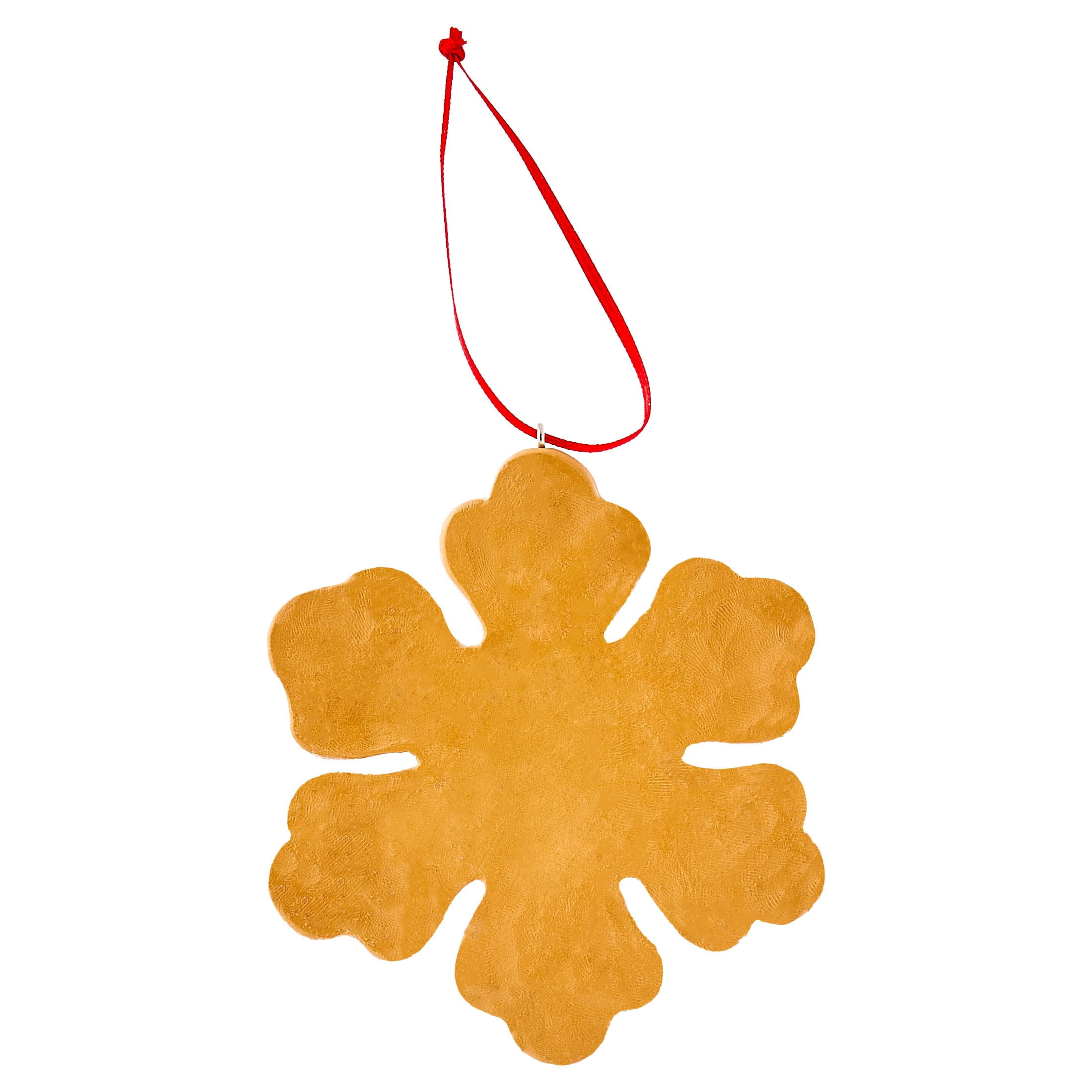 Multicolor Clay Dough Gingerbread Snowflake Christmas Ornament, 4", by Holiday Time