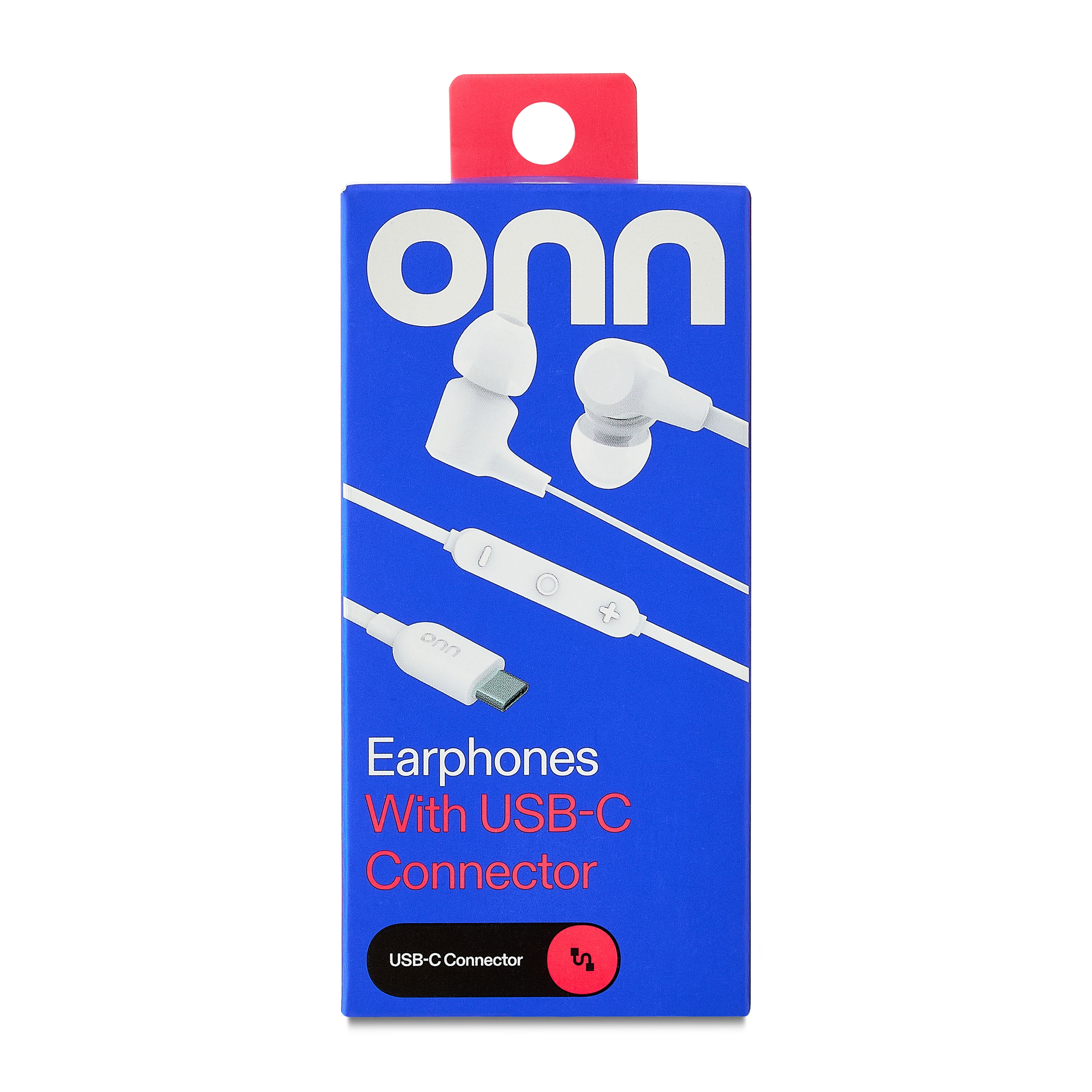 onn Earphones with USB-C Connector