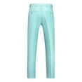 thumbnail image 5 of YDDIAN Mens Classic Suit Pants Straight Fit Modern Formal Dress Pants Separate Trousers Mint Green 36, 5 of 5