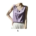 thumbnail image 4 of Qarigey Transpirable y cómodo Halter Top Mujeres Love - Para el verano Camiseta Top Tops Mujeres Tank Tops Camisola Sexy Ligero A37 Púrpura L Type3 NO3, 4 of 6