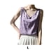 thumbnail image 4 of Qarigey Transpirable y cómodo Halter Top Mujeres Love - Para el verano Camiseta Top Tops Mujeres Tank Tops Camisola Sexy Ligero A37 Púrpura L Type3 NO3, 4 of 6