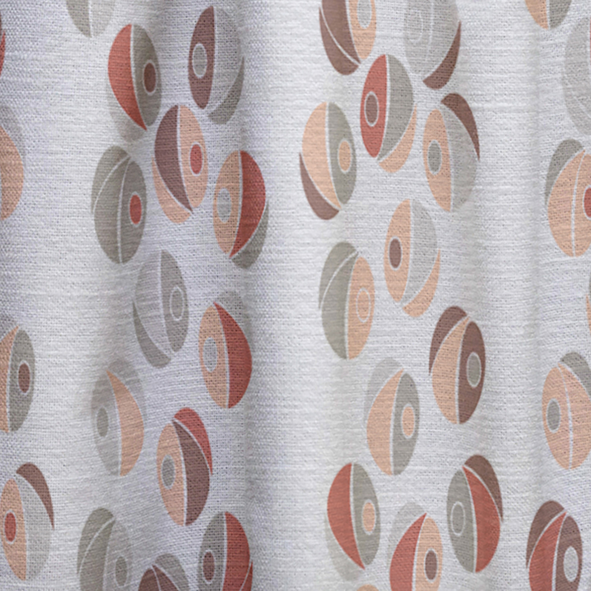 Designart 'Abstract Retro Design XXIII' Mid-Century Modern Curtain Panel