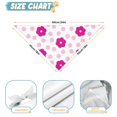 thumbnail image 6 of Dog Bandana 1 Pack,Pioneer Flower Floral Print Pattern Bandanas for Dogs,Cat Bandana,Small/ Large Dog Bandana 2 Size,Dog Bandanas, 6 of 6