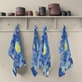 thumbnail image 5 of GZHJMY Dishcloth, Kitchen Towel, Kitchen Gifts for Restaurant, Kitchen, Party, Glowing Moon and Starry Oil Painting, 5 of 7