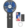 thumbnail image 1 of 2025 Newest 5200mAh Portable Handheld Fan, Rechargeable, with Power Bank, 3, 1 of 5