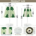 thumbnail image 4 of Christmas Trees Stripe Desk Lamp 3 Color Modes LED Table Lamp Nightstand Reading Light for Bedroom Living Room, 4 of 8