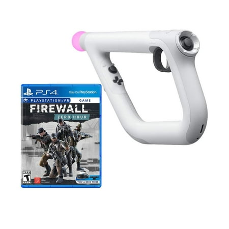 PlayStation 4 PSVR FPS Firewall Zero Hour and Aim Controller Bundle: PlayStation VR FPS Game Firewall Zero Hour and PSVR Wireless Aim Controller