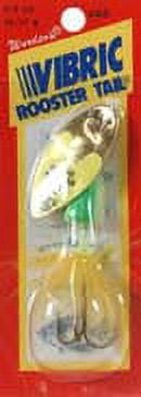Yakima Bait Worden's Vibric Rooster Tail Lure, Lime Chartreuse Mylar, 1/2 oz.