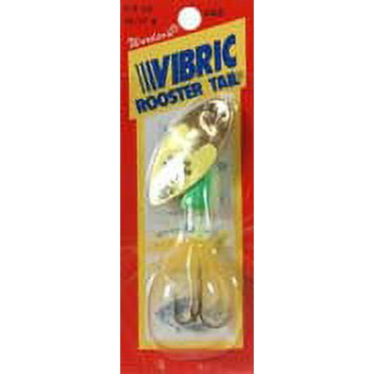 Yakima Bait Worden's Vibric Rooster Tail Lure, Lime Chartreuse Mylar, 1/2  oz.