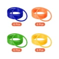 thumbnail image 3 of Unique Bargains 8.5cm Plastic Carnival Ringtoss Rings Game Hoop 24 Pack (Blue, Green, Orange, Yellow), 3 of 5