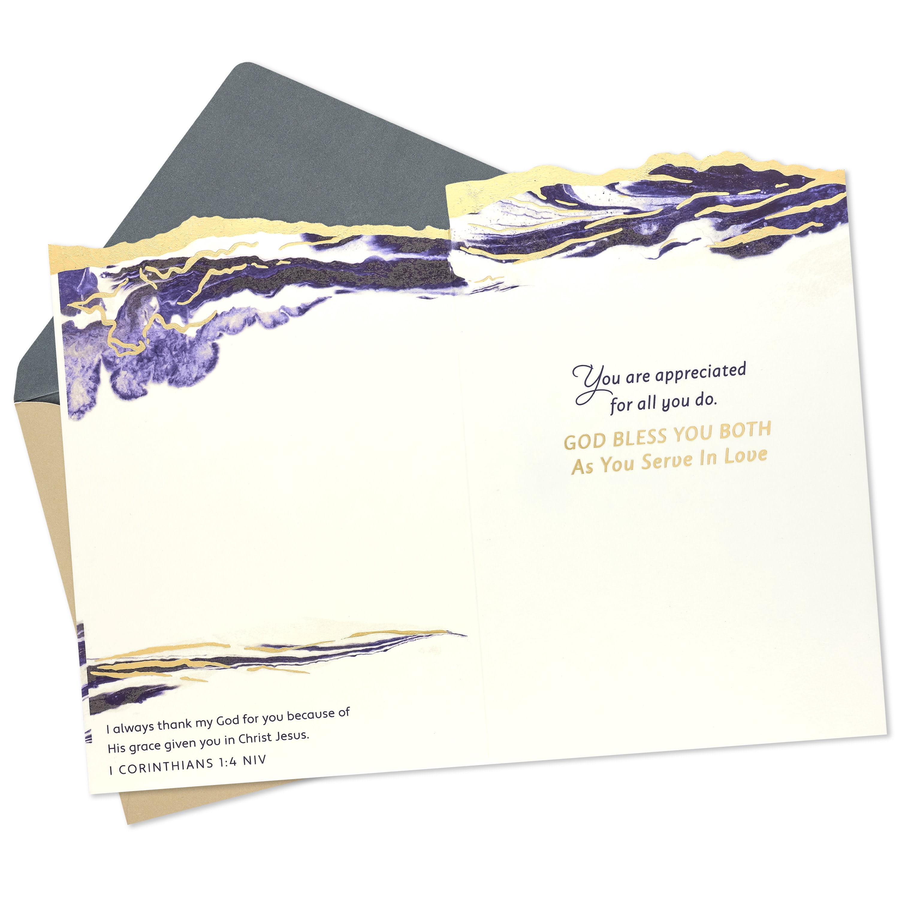 DaySpring Clergy Appreciation Card (God Bless You Both), 1 Count