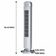 thumbnail image 2 of Alvantor 36" Tower Fan for Bedroom, 28dB Quiet Bladeless Cooling Fan with Remote, 5 Speeds 4 Modes, 12H Timer, 64° Oscillating Standing Fan, 2 of 7