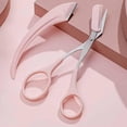 thumbnail image 5 of Curved Eyebrow Trimmer Eyebrow Scissors With Comb Eyebrow Hair Scissors K Zaq, 5 of 8