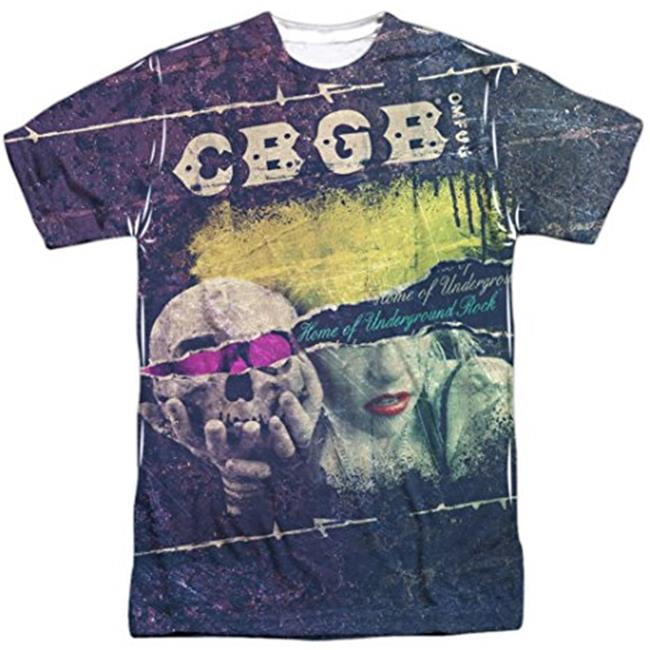 CBGB Club SKULL Guitar JUMP NYC Underground Rock Dickies Work Shirt All Sizes